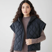 Gewatteerde dames bodywarmer met capmouw – Oslo