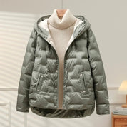 Gewatteerde dames puffer jas met capuchon – Heritage