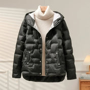 Gewatteerde dames puffer jas met capuchon – Heritage