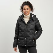 Gewatteerde dames puffer jas met capuchon – Heritage