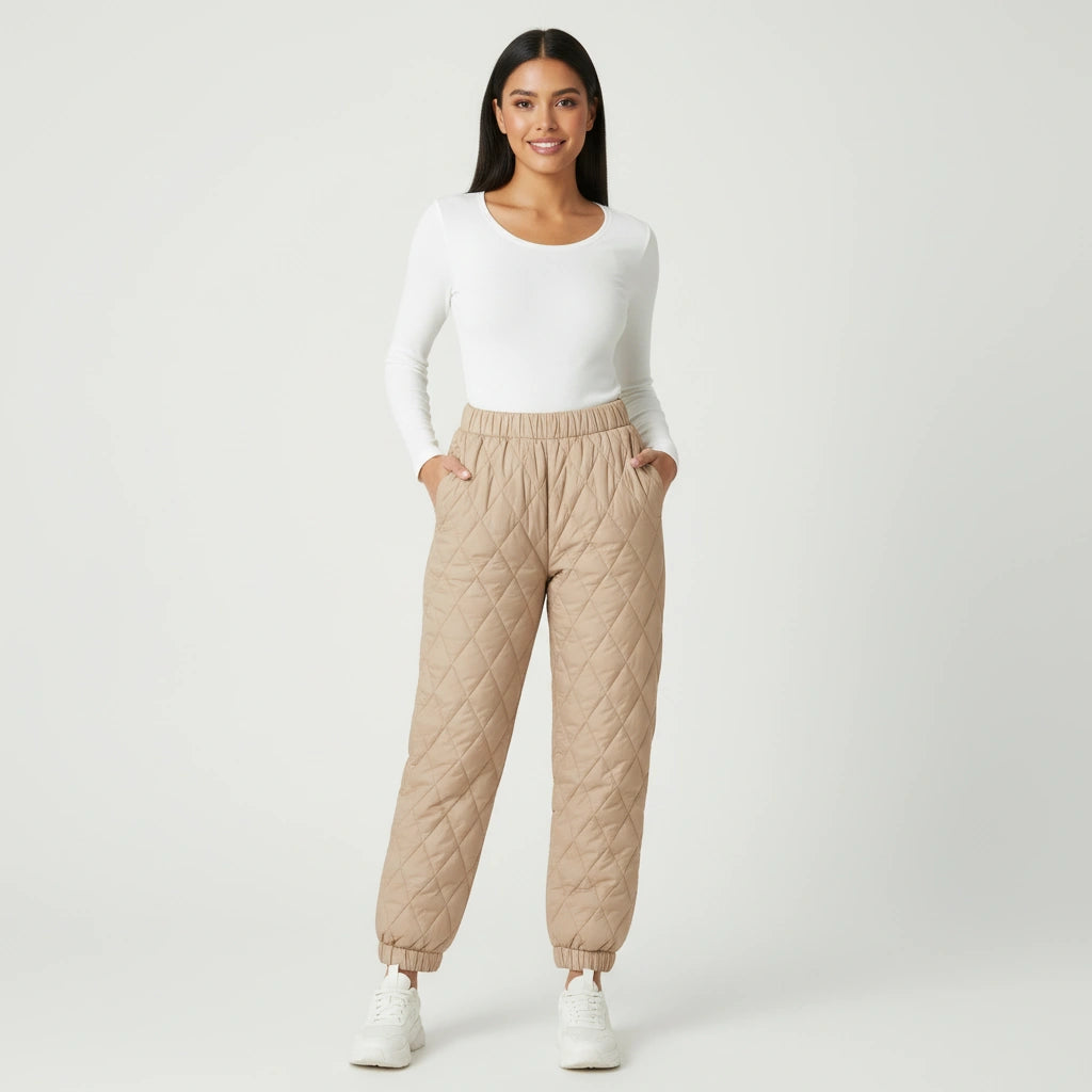 Gewatteerde puffer jogger dames – Aveline