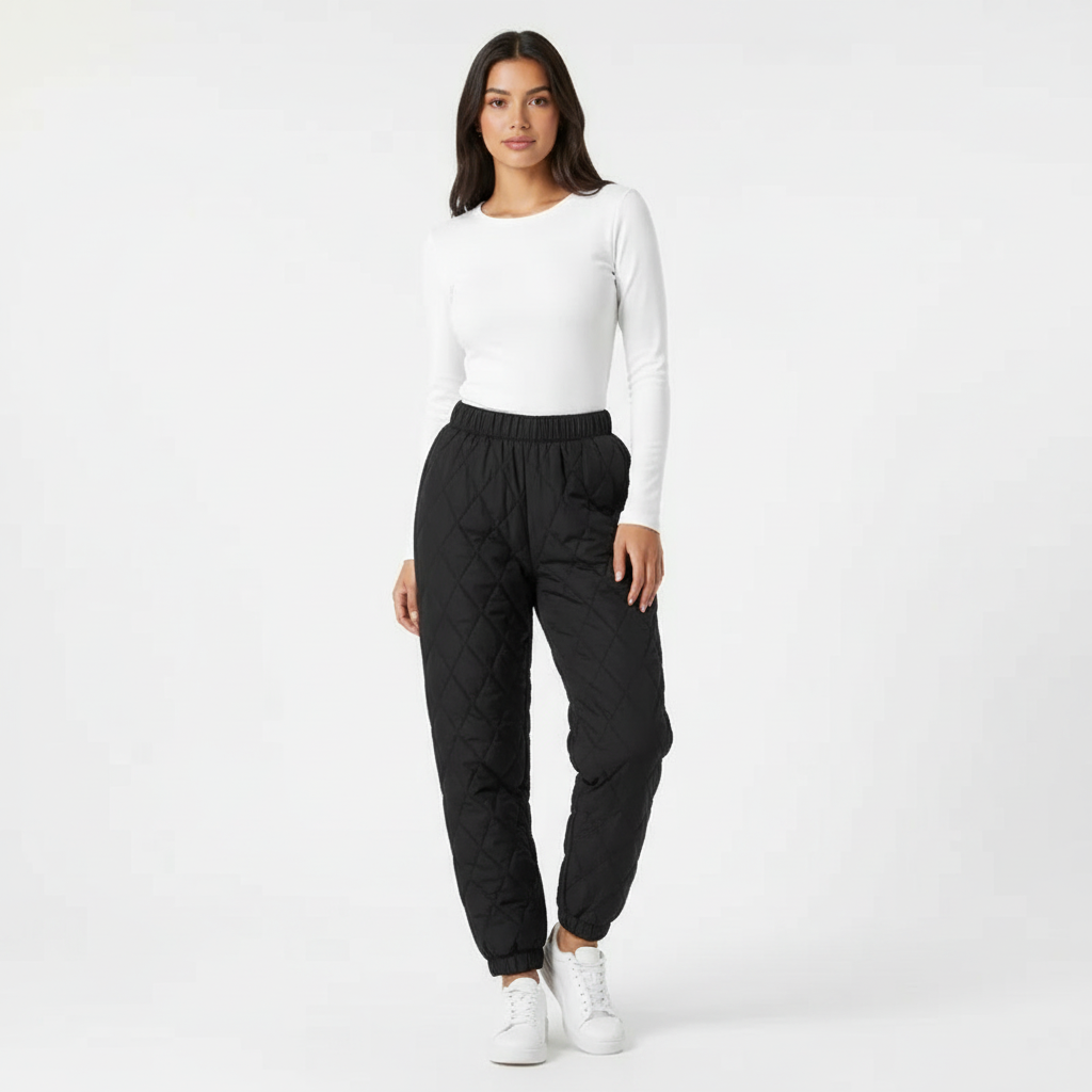 Gewatteerde puffer jogger dames – Aveline