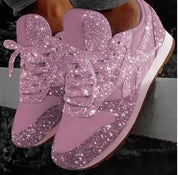 Glitter sneakers voor dames