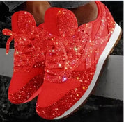 Glitter sneakers voor dames