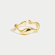 Minimalistische Open Ring - Luna