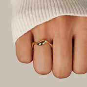 Minimalistische Open Ring - Luna