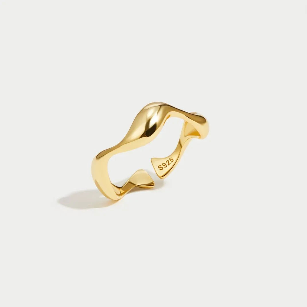 Minimalistische Open Ring - Luna