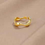 Minimalistische Open Ring - Luna
