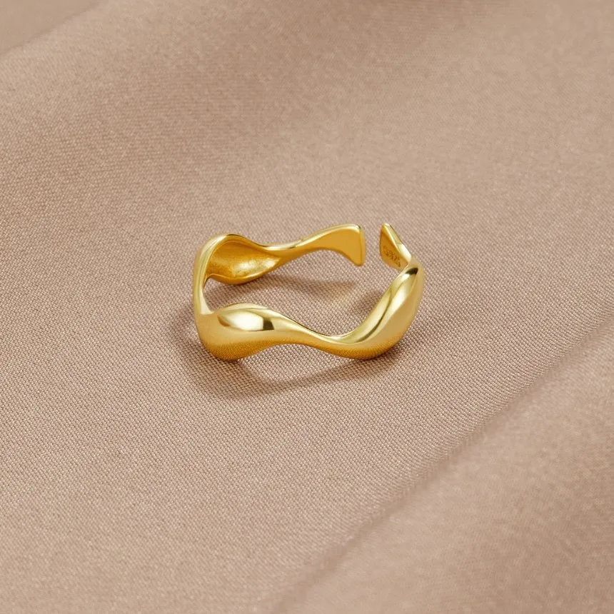 Minimalistische Open Ring - Luna