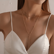 Gouden dames ketting – Fleur
