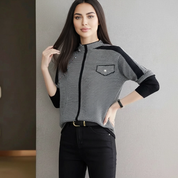 Grafische dames pullover– Alina