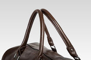 Grote reistas met leerlook – lichtgewicht PU weekendtas