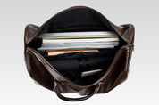 Grote reistas met leerlook – lichtgewicht PU weekendtas