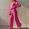 2-teiliges Jogginganzug für Damen Roze / S - AIDA LENA