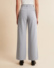 stijlvolle dames broek met hoge taille en wijde pijpen
