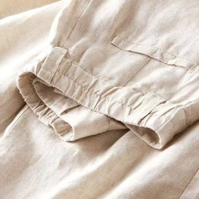Hoge taille dames broek met wijde pijpen – Valérie
