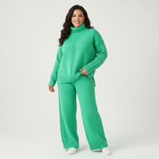 Kabelgebreide co-ord set – Isabella