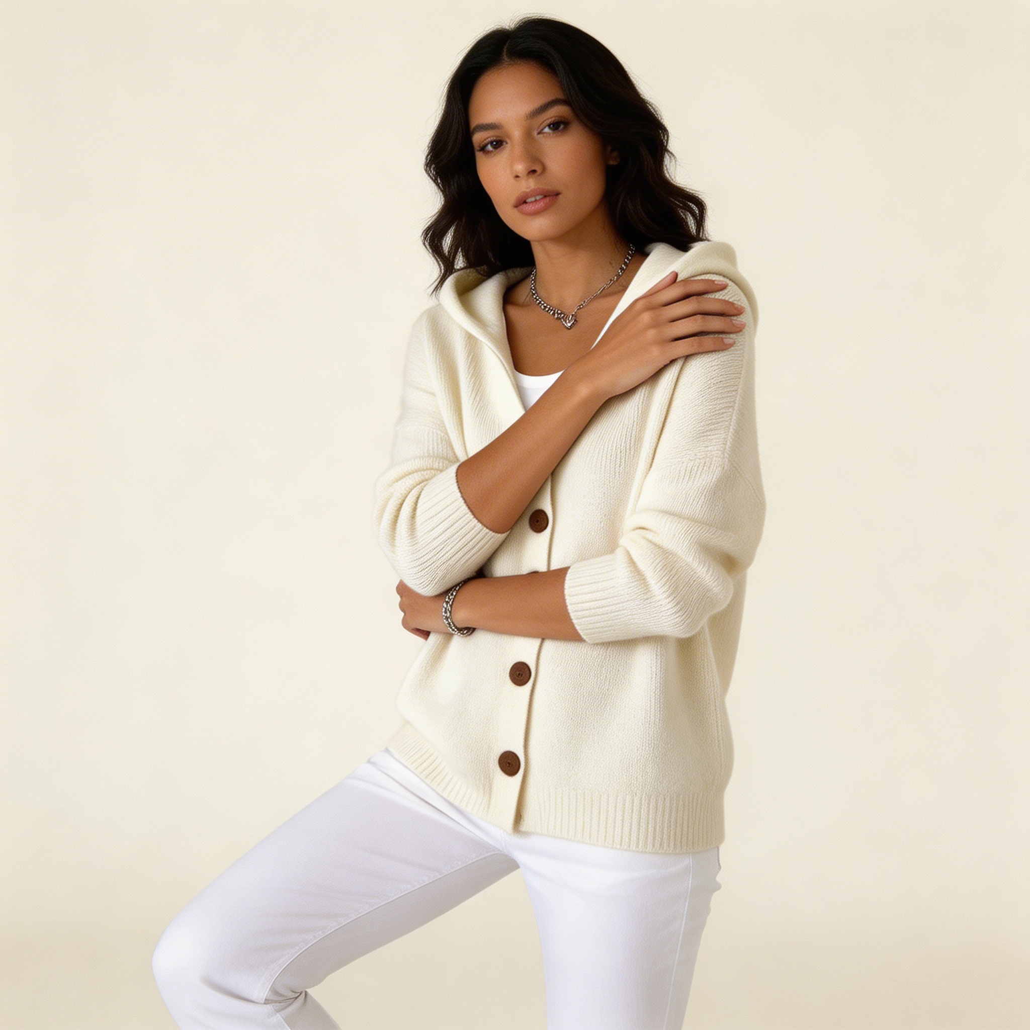 Fleur, comfortabel en veelzijdig vest voor dagelijks gebruik en een casual, stijlvolle uitstraling