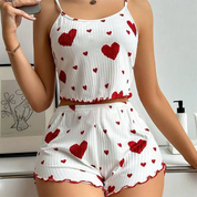 Katoenen dames short pyjama set – Rosalie