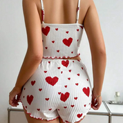 Katoenen dames short pyjama set – Rosalie