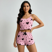 Katoenen dames short pyjama set – Rosalie