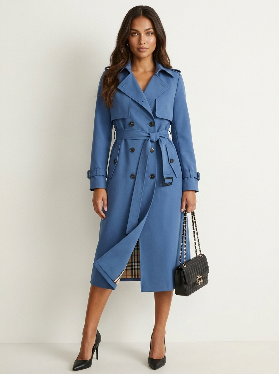 Klassieke double-breasted trenchcoat - Olivia