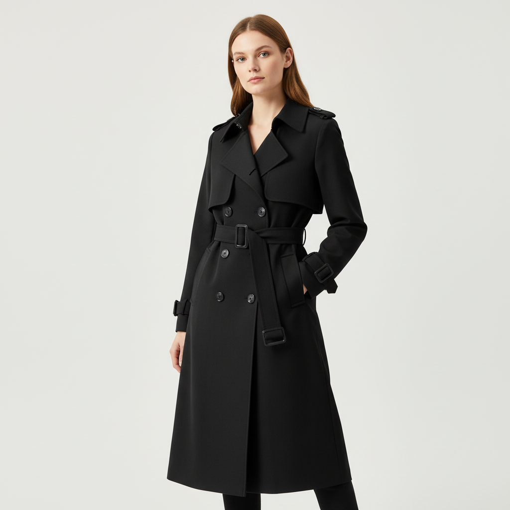 Klassieke double-breasted trenchcoat - Olivia