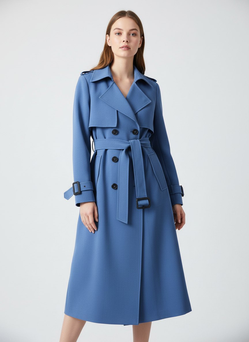Klassieke double-breasted trenchcoat - Olivia