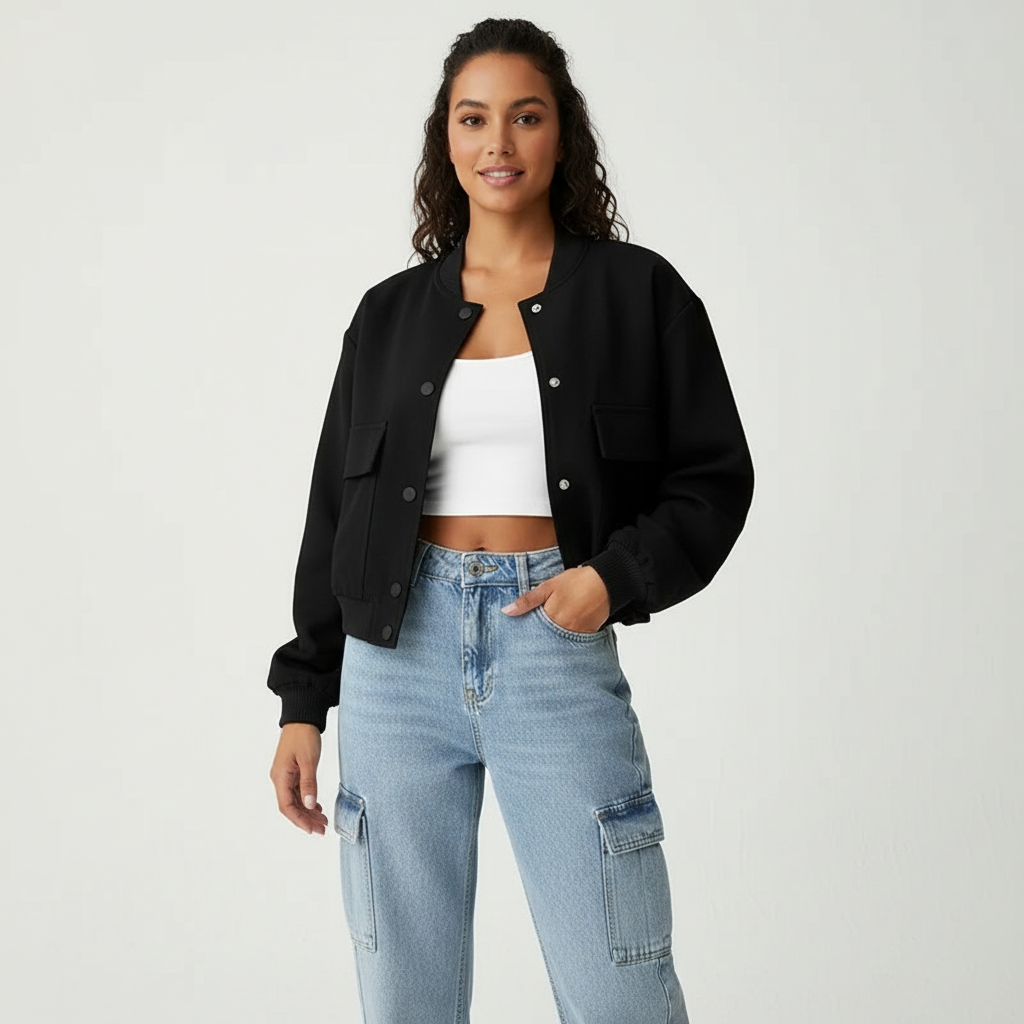 Korte bomberjack dames – Elira