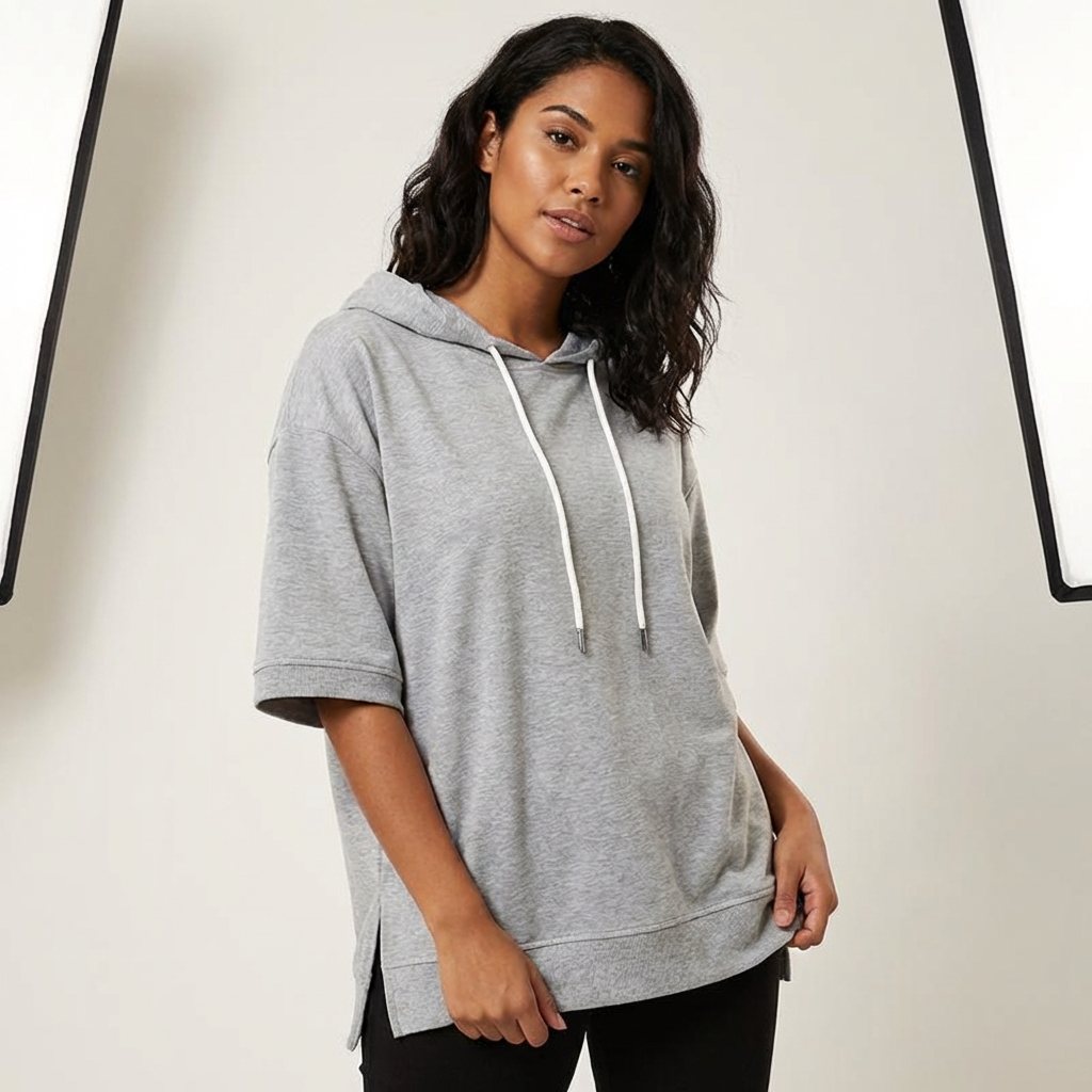 Korte mouw hoodie dames – Louna