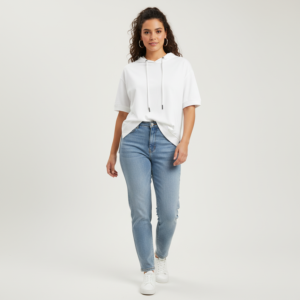 Korte mouw hoodie dames – Louna