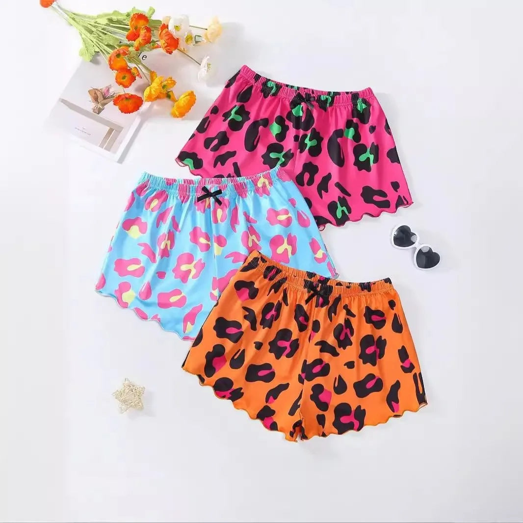 Leopard lounge shorts dames – Savannah