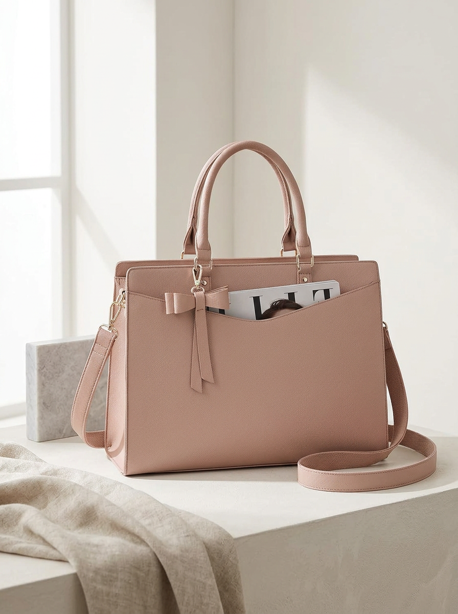 Leren laptoptas – Elara