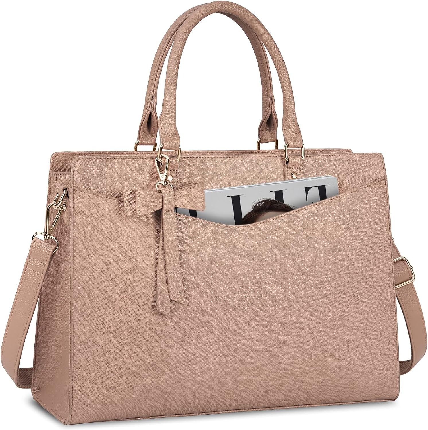 Leren laptoptas – Elara