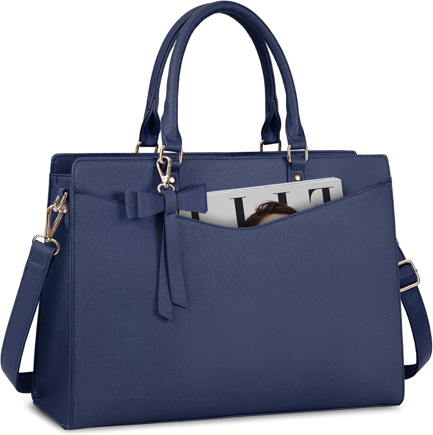 Leren laptoptas – Elara