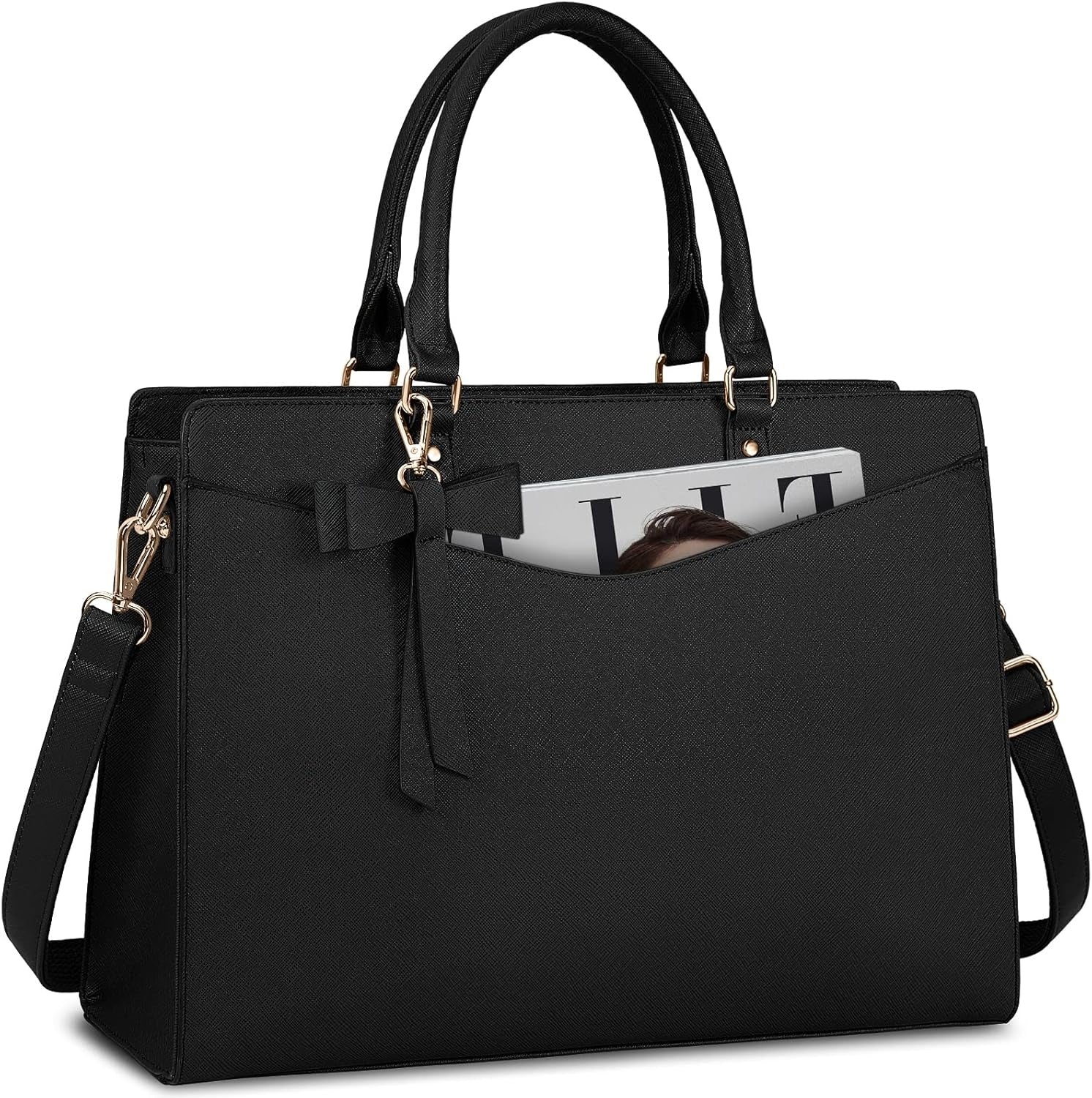 Leren laptoptas – Elara