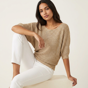 Licht gebreide dames trui – Anaïs