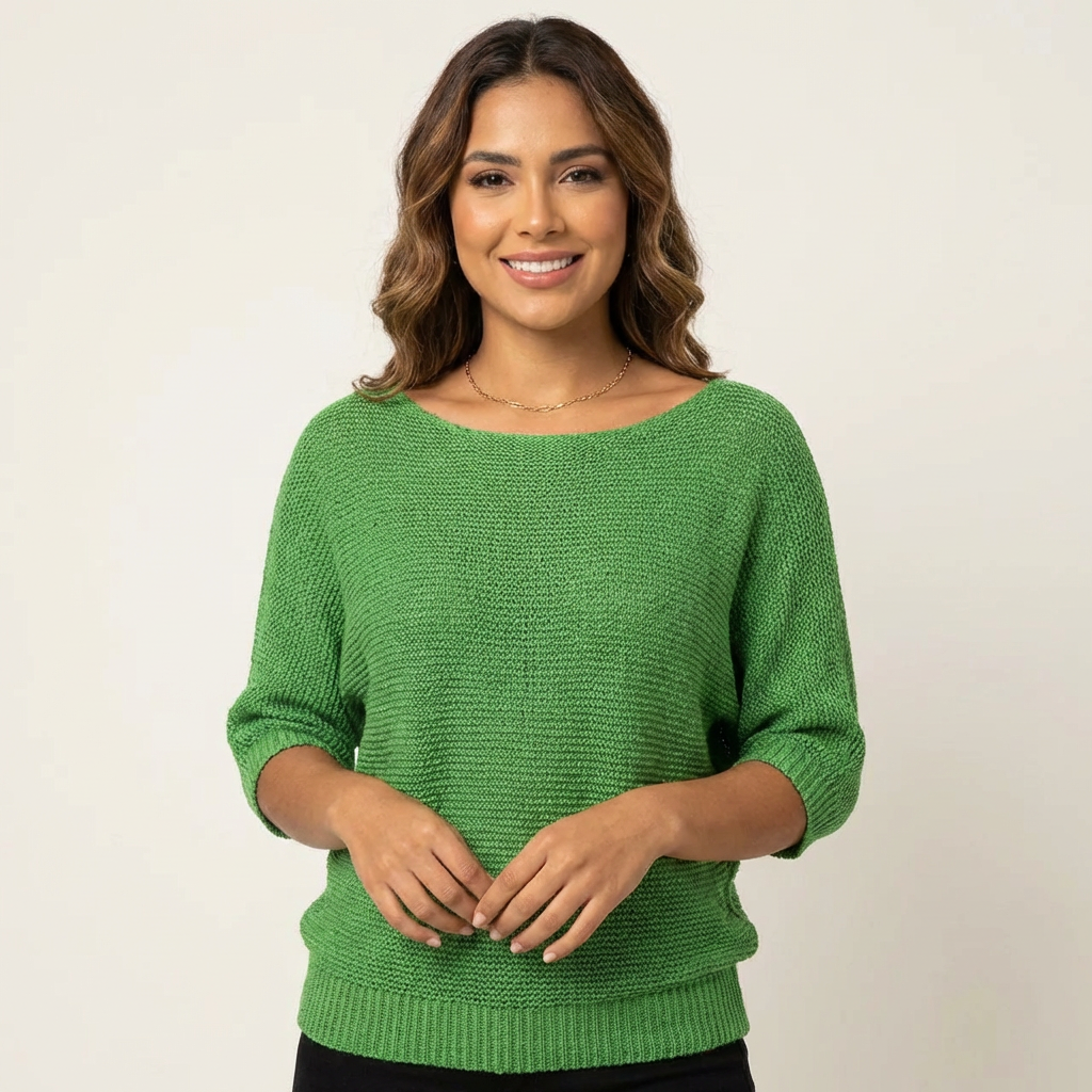 Licht gebreide dames trui – Anaïs