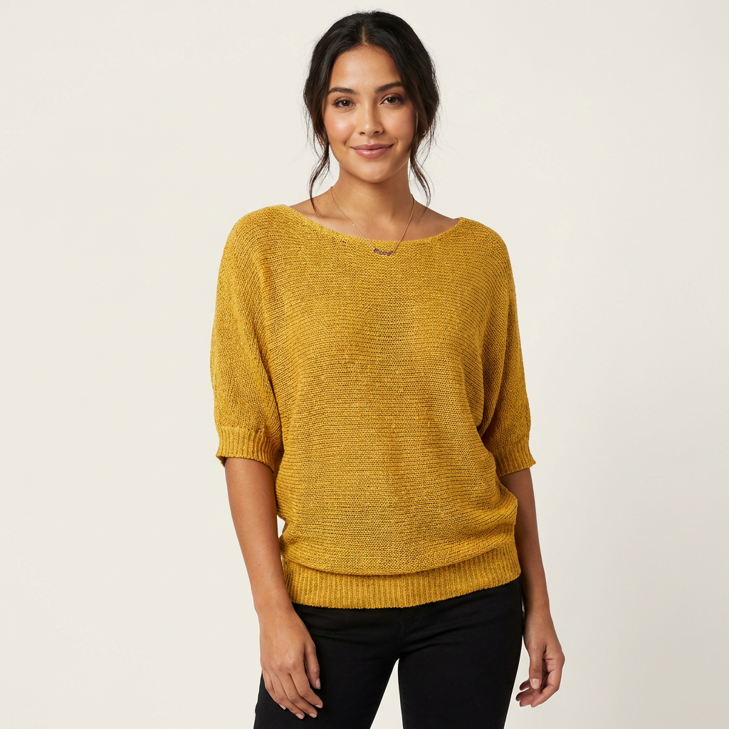 Licht gebreide dames trui – Anaïs