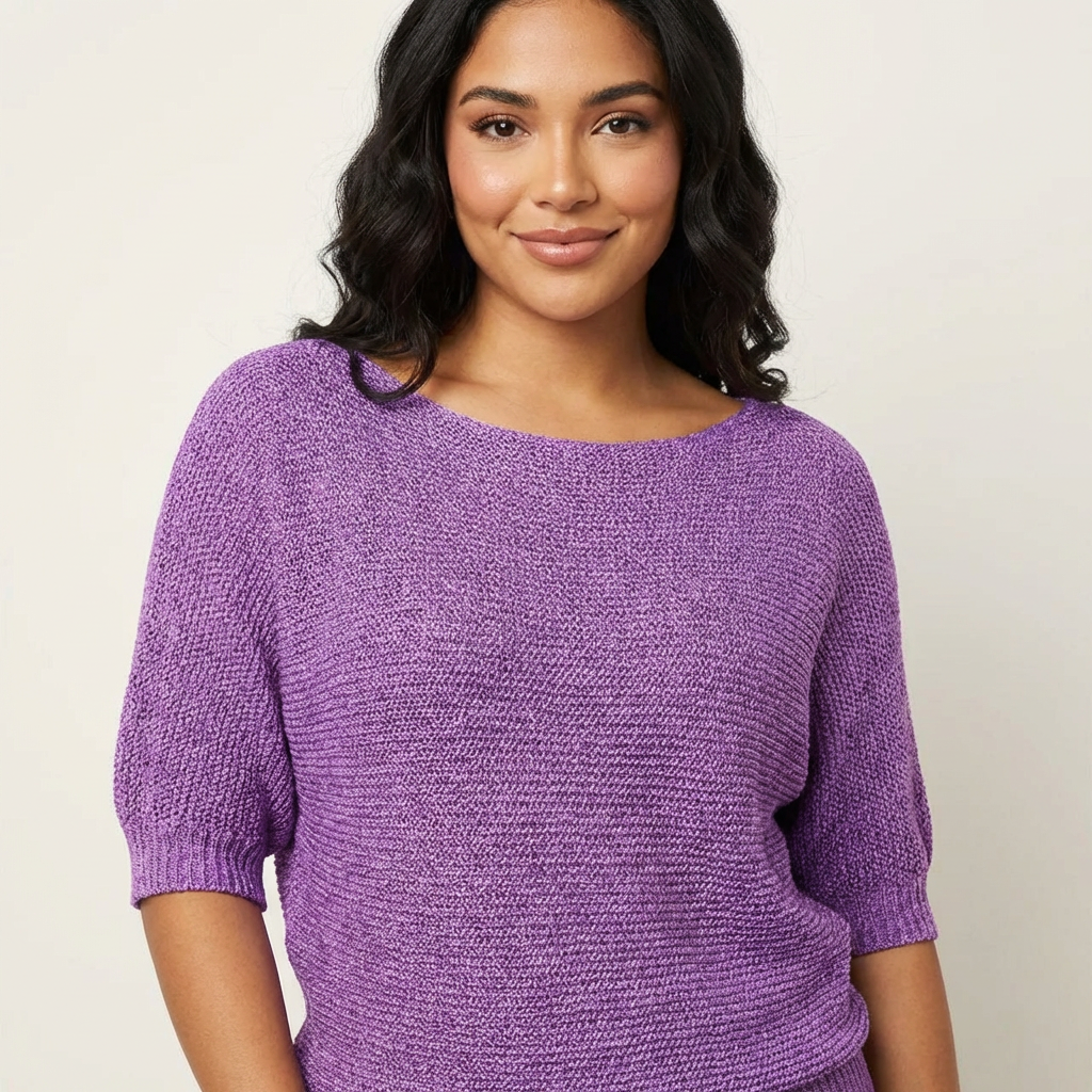 Licht gebreide dames trui – Anaïs