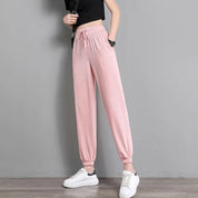Lichtgewicht dames jogger met elastische taille