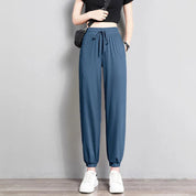 Lichtgewicht dames jogger met elastische taille