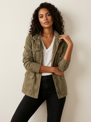 Lichtgewicht dames utility jas met zakken – Maëlle
