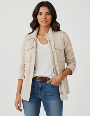 Lichtgewicht dames utility jas met zakken – Maëlle