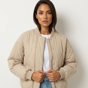 Lichtgewicht gewatteerde dames bomberjack met relaxed fit – Isabelle