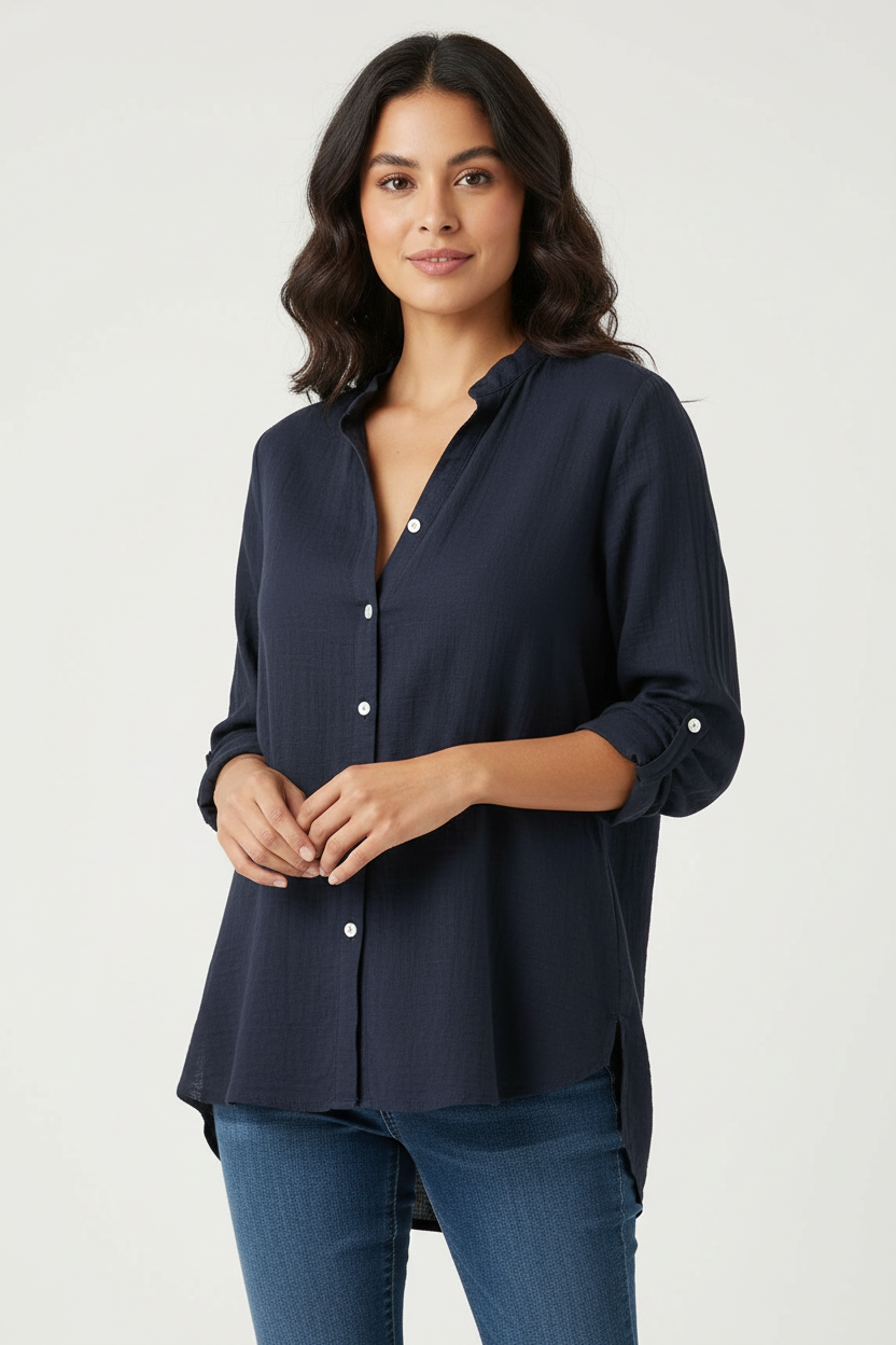 Linnen dames blouse – Desiree