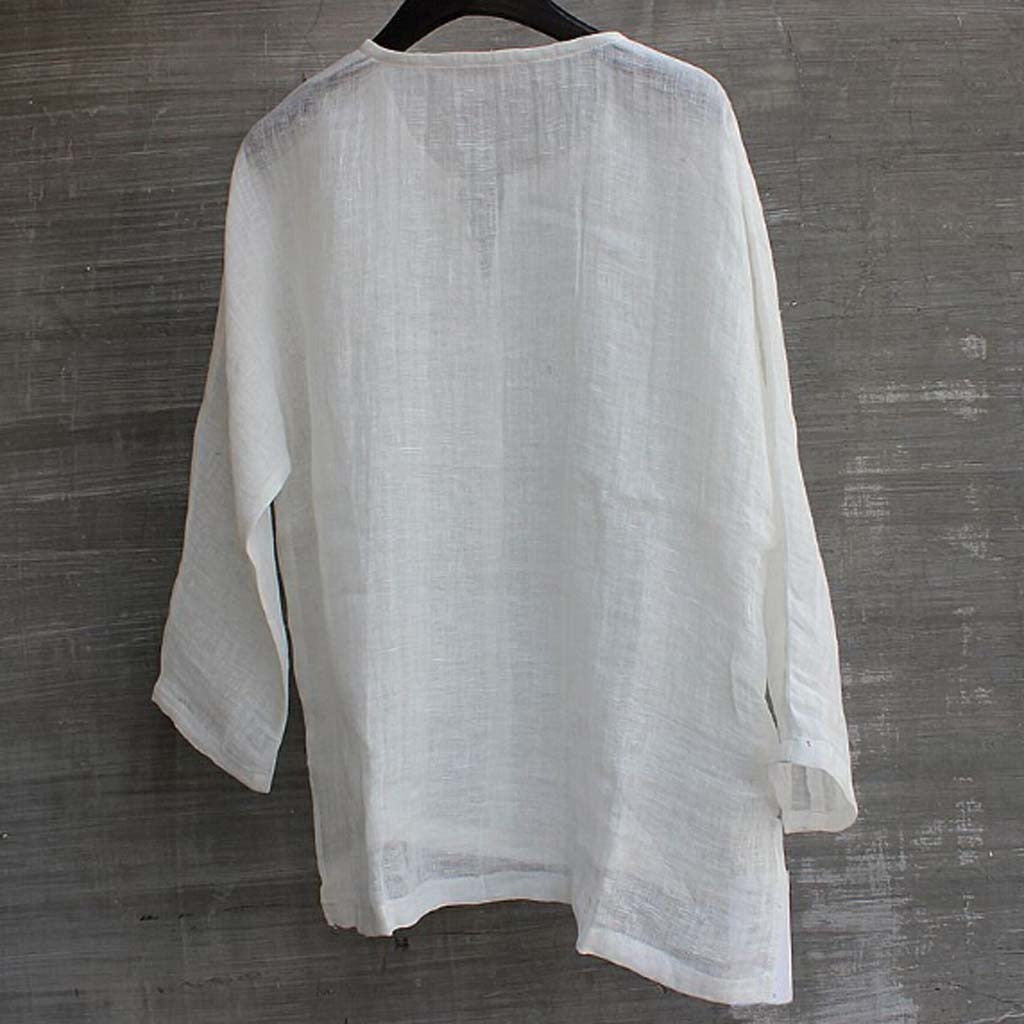 Linnen dames blouse met relaxte pasvorm – Camille
