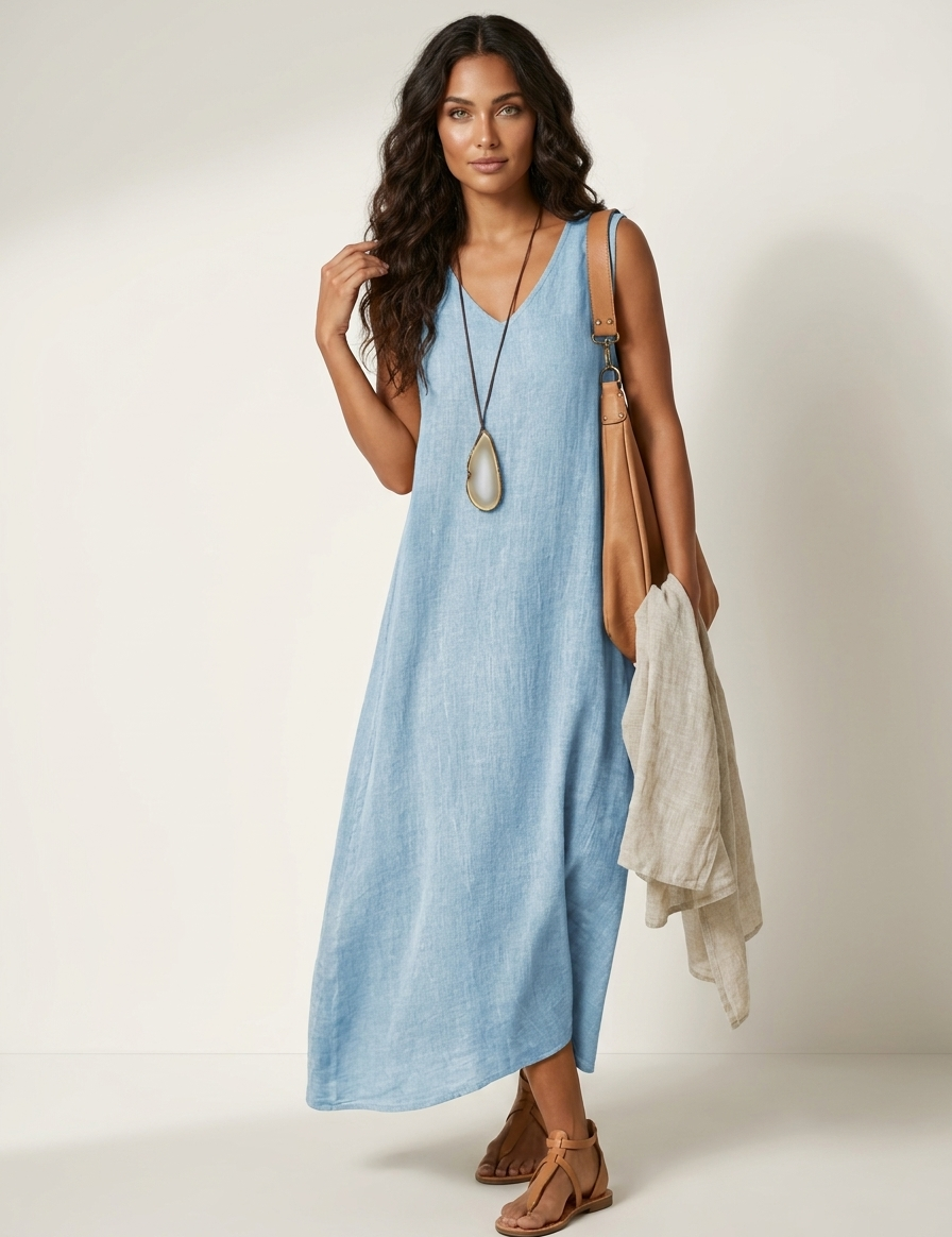 Linnenlook_maxi_damesjurk_-_Ava_1.png