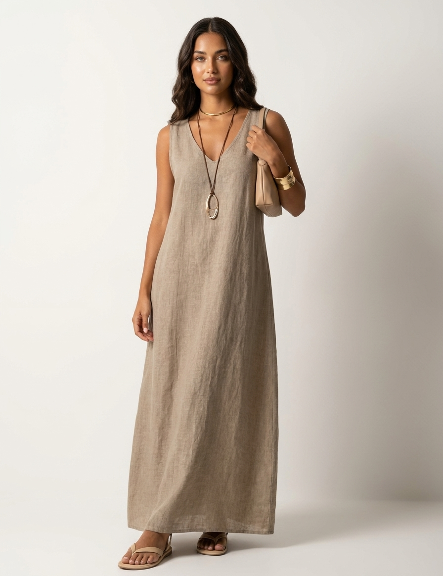 Linnenlook_maxi_damesjurk_-_Ava_2.png