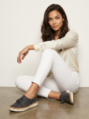 Luchtige instappers met perforatiedetails - Sophie